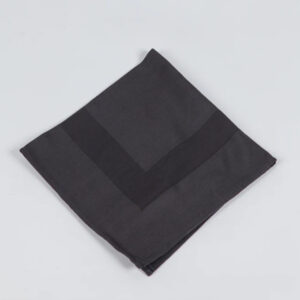 Napkin Satin Band Black