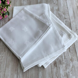 Napkin Damask Ivy Leaf