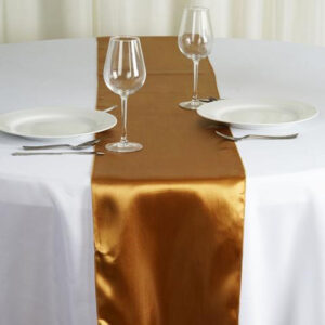 Table runner copper